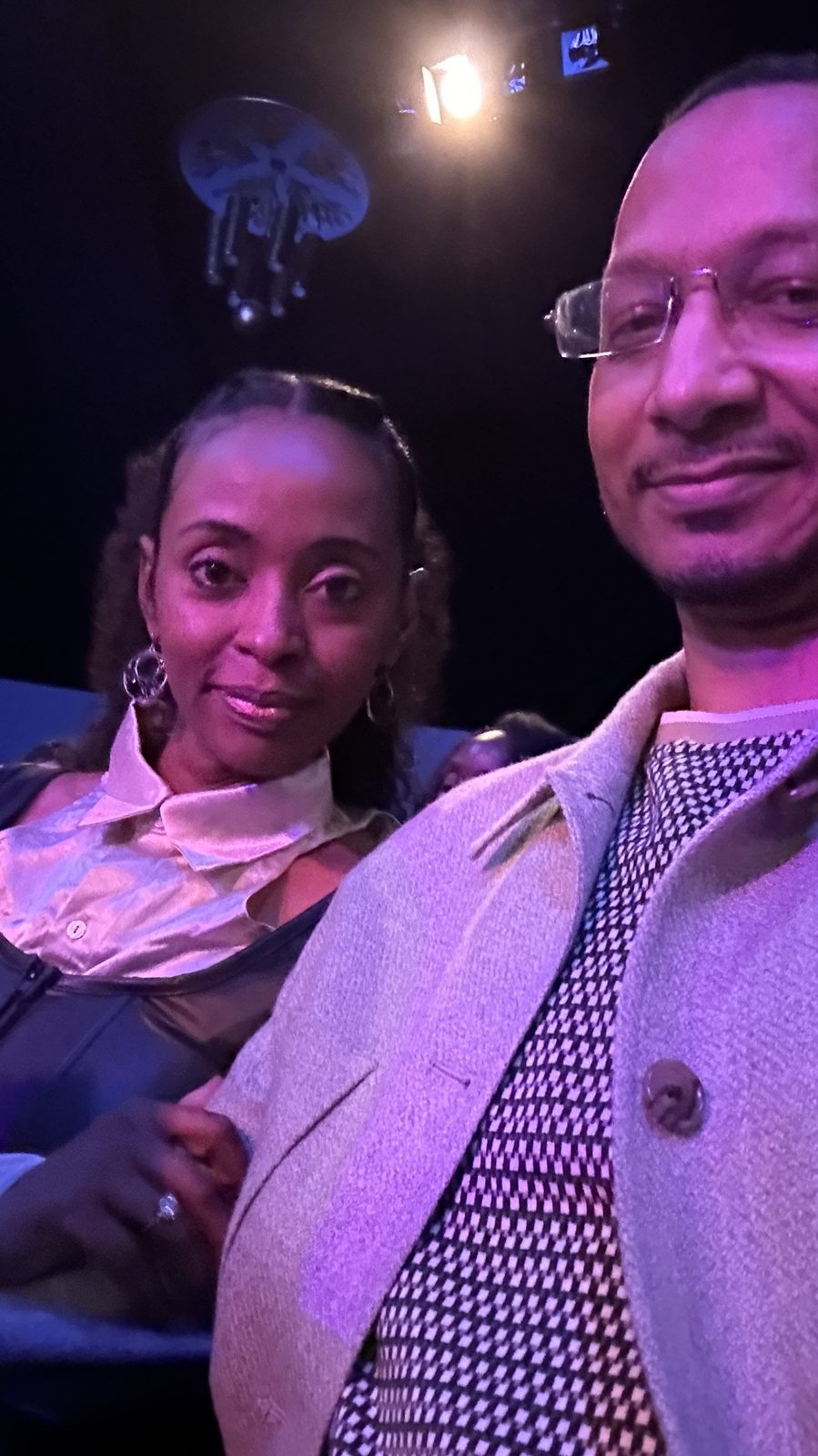Herman and Rontunya at a show